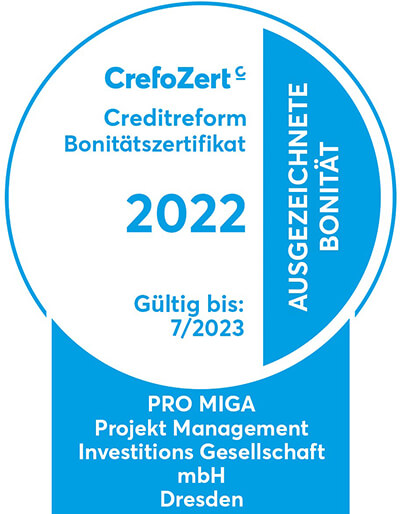 CrefoZert - Creditreform Bonitätszertifikat 2022